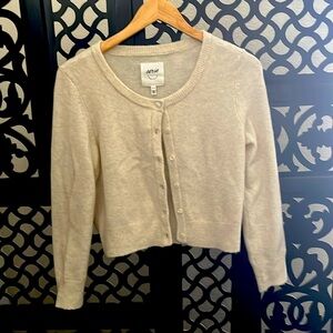 Aerie Cream Cardigan Sweater